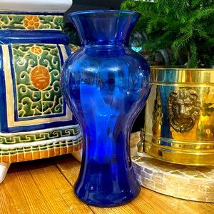 Cobalt Blue Large Vase